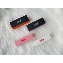 아르코스(ARCOS) 샌딩블럭 / 샌딩버퍼 / 네일파일 / 블럭파일, 퍼플(100/180그릿)