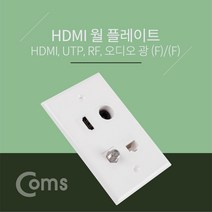 HDMI UTP랜포트 안테나 광케이블 벽매립형 월플레이트