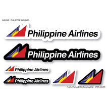 STEA 세계 항공사 로고 스티커SET 스티커, 31 PHILIPPINE AIRLINES