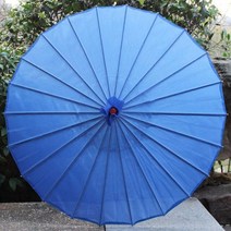 컬러 원단 우산 화이트 핑크 파라솔 전통 무용 실크 소품 10개