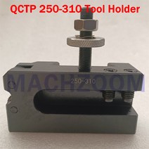 QCTP 250-310 널링 및 페이싱 공구 홀더 쐐기형 퀵 체인지 도구 포스트와 피스톤 타입 툴, 한개옵션0