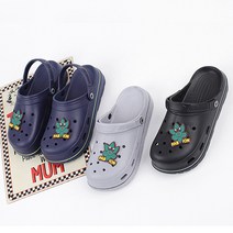 준디자인 남성 EVA 아쿠아 워터 샌들 키높이 통굽 슬리퍼 푹신한 쿠션 여름 젤리슈즈 물놀이 바캉스 심플 장식 굽있는 굽높은 발편한 슈즈