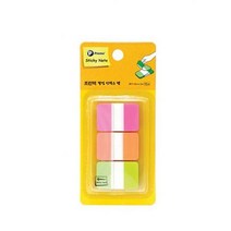 PRINTEC 프린텍 IT3825-3N 스티키노트 인덱스탭 형광3색 38*25 25매 38x25mm 인덱스스티커 플래그