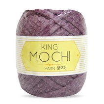 니뜨 왕모찌 뜨개실 300g, 10 진보라, 1개