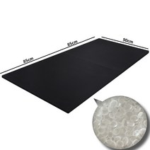 헬스기구매트 운동기구 런닝머신 실내자전거 소음방지 방음 바닥매트, 22mm 85x90 2p, 1개