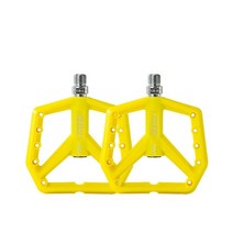 자전거 크랭크 산악 초경량 나일론 넓은 씰 베어링 페달 액세서리, 5.NiLong yellow, 1개