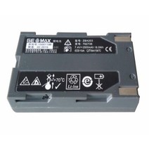 호환 GEOMAX Zenith10 20 GNSS 용 지오맥스 ZBA203 배터리 2 피스, 한개옵션0
