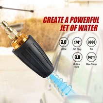 무선 고압 세척기 1pc 로터리 터빈 와셔 3600psi 퀵 카 노즐 자동차 부품 와셔 릴리스 i3u4 car wash washer wahing, b