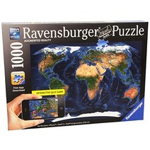ravensburger 증강 현실 세계지도 퍼즐 1000 조각