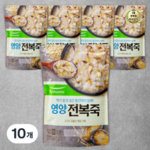 라이브잇 풀무원 영양 전복죽 450g 10개, 70개
