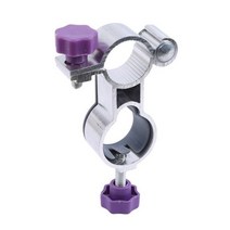 낚시 좌대 거치대 민물 우산 범용 스탠드 홀더 브래킷 낚시 의자 조절 가능한 마운트 회전 액세서리 고정, 02 Purple double button