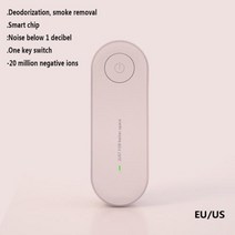 제연기 담배 연기 냄공기 청정기 실내 흡연기 휴대용 DONIRT휴대용 음이온 공기 이오나이저 클리너 먼지 제거기 화장실 탈취제, Pink, CHINA, 미국, 1개