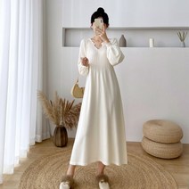 엄마돌원피스 니트 뽀글이 롱 엄마돌 빅사이즈 원피스 겨울 웨딩촬영 복장 크리스마스 연말 커플룩 복장