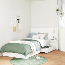 한샘 포에트 호텔 침대 SS (헤드 2종 하부서랍 선택), B: 루바형, A: 일반형(C)
