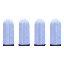 손가락 슬리브 초전도체 섬유 반사 복원력 양방향 연결 미끄럼 방지 기본 게임 보조 손 보호대, 4 Pairs