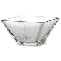 이태리산 빙수 요거트 정사각 유리볼 예쁜 샐러드보울