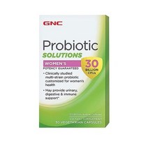 GNC 프로바이오틱 솔루션 우먼스 300억 CFUs 베지테리안 캡슐 글루텐 프리, 30개입, 1개