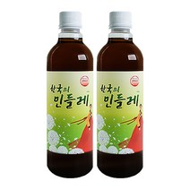 해담은베리 순수 흰민들레즙 흰민들레엑기스 흰민들레진액 생산자 직접판매, 500ml, 2병