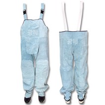 용접바지 소가죽 작업복 멜빵바지 용접복