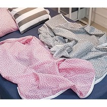 [침구모아] 여름철 가볍고 시원한 모시 린넨 시어서커 낮잠 홑 이불 3종 홑이불, 그레이