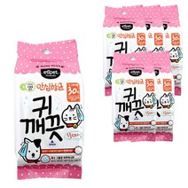 에티펫 반려동물용 귀 깨끗 세정 물티슈 30p 150g x 6팩