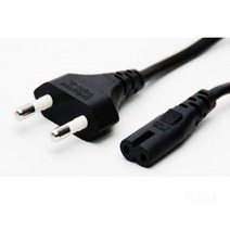 티테크 국산 8자 파워 케이블 3m(AC 220V/2.5A)/녹음기잭(라디오잭) 호환용 제품/8자형 전원(AC) 코드/가전제품/노트북 어탭터용 전원 케이블