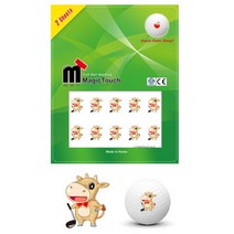 동물 캐릭터 골프공 잘붙는 스티커 골프공꾸미기 골프공장식