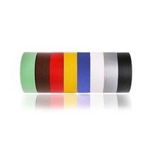 ™칼라 면 테이프 무광 50mm x 50M™ 0708 PLAB:$:#, 적색