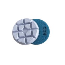 대리석연마1조각 3 인치 80mm 다이아몬드 수지 본드 바닥 연마 패드 연삭 처리 대리석 화강암 콘크리트 돌, 03 400