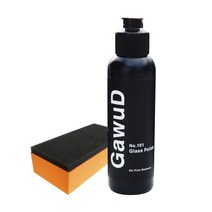 가우디 글라스 폴리쉬 유막제거제 100g 유막 어플리케이터 도포 패드 세트, 개당 용량, 개당 중량, 수량