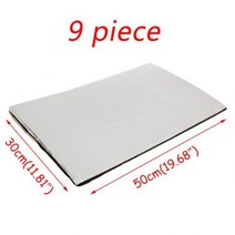 [해외] 알루미늄 자동차 방화벽 열 방음 패드 캐딜락 CTS SRX ATS LEXUS RX NX GS CT2H GS3 RX350 RX3 SAAB 93 95 93, 9 PCS  50x30cm 7mm