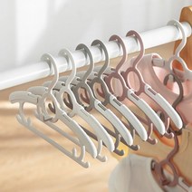 무광 심플 옷걸이 논슬립 길이조절 아기 옷걸이, 그레이