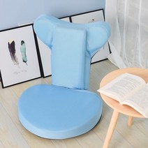 앞으로 기대는 의자 좌식 양반다리 편안한 쿠션의자, 5. 빨간색, 1개