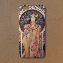 우리일쌍 무광 알폰스 무하 모엣 샹동 드라이 임페리얼 명화 휴대폰 케이스/예쁜 케이스 추천 (3649327), 아이폰11 PRO