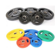 주물 1.25kg 2.5kg 우레탄 3홀 검정 컬러 중량 원판 고무 코팅 웨이트 헬스장, 고맙습니다 2.5kg(낱개) 블랙