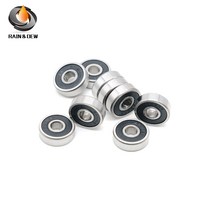 링 18K물고기반지 12Pcs 625RS 5165mm ABEC7 볼 베어링 6252RS 3D 프린터 F695RS 용 VORON Mobius 23 카메라 203107