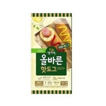 풀무원 생가득 올바른 핫도그 375g, 1개