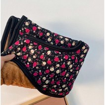 꽃무늬 융털 방한 조끼 1+1