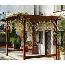 BIEL 조립식원두막 바비큐 정자 가제보 흡연실, 길이 3m x 너비 2m x 높이 2m