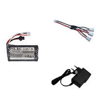 WPL MN99S D90 U12A S033g Q1 H101 7.4V 3200 배터리에 대 한 7.4V 18650 mAh Lipo 배터리 Rc 보트에 대 한 SM 자동차 탱크 Dro, [4] 분홍색