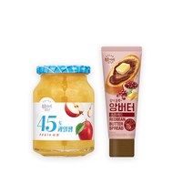 복음자리 45도사과잼350g+앙버터스프레드120g, 1세트