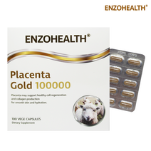 엔조헬스 뉴질랜드 양태반 100000mg 플라센타 골드 100 베지 캡슐, 2박스, 100캡슐