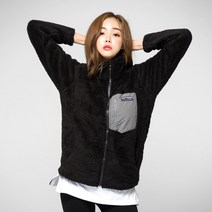 여성용 빅사이즈 후리스 집업 자켓 양털 플리스 자켓 (S~XXXL)
