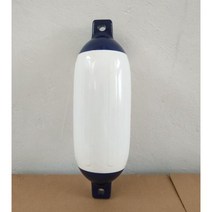 요트 충돌 방지 선착장 볼 PVC 범퍼 계류장 유람선, 파란색과 흰색 58x16cm