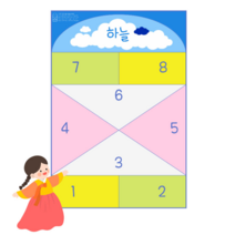 파티짱 민속 사방 치기 놀이 세트