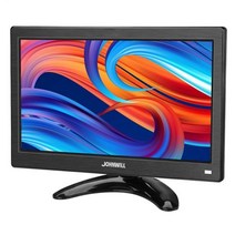 소형 모니터 LCD 포터블 12 인치 PC 미니 TV HD 컴퓨터 PS3/PS4 라즈베리 파이 CCTV 비디오 입력 휴대용 모니터 스피커 HDMI VGA, 러시아, 12 - 1366X768