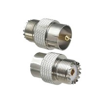 1pcs 커넥터 어댑터 UHF PL259 UHF SO239 여성 잭 슬라이드 온 푸시 온 RF 동축 컨버터 스트레이트, 03 More than 100Pcs