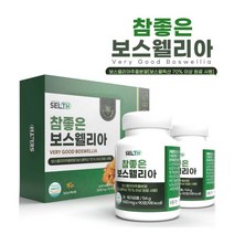 참좋은 보스웰리아 60정X2통 보스웰릭산 65 녹색홍합 상어연골 해조칼슘 우슬, 1박스, 60정x2병세트