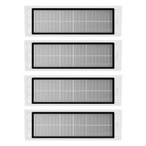 4x Hepa 필터 Xiaomi 로봇 스위퍼 예비 부품 교체, 16.5x5cm, 보라색, 플라스틱 Hepa
