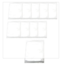 월드크린 분리수거 배접 비닐봉투 백색, 40L, 200개